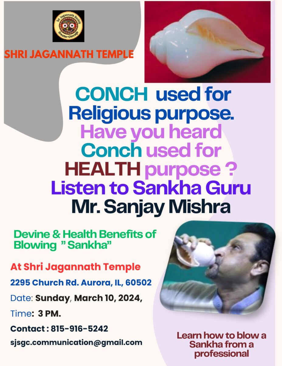 Conch is used for Health purpose ,Listen to Sankha Guru Mr. Sanjay Mishra